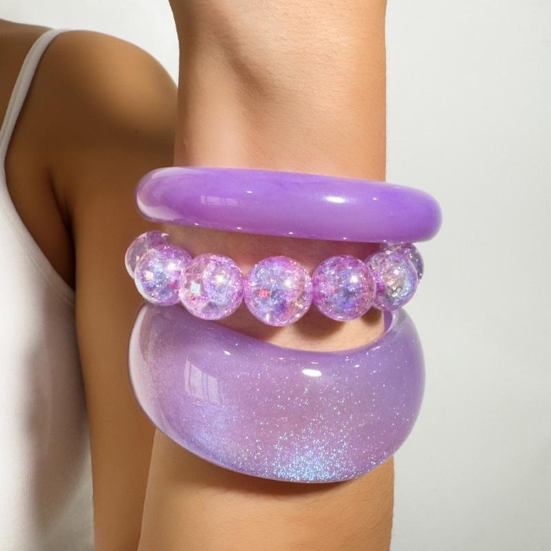 Resin Glitter Pack - P9FE Gói 1 Bộ Vòng tay