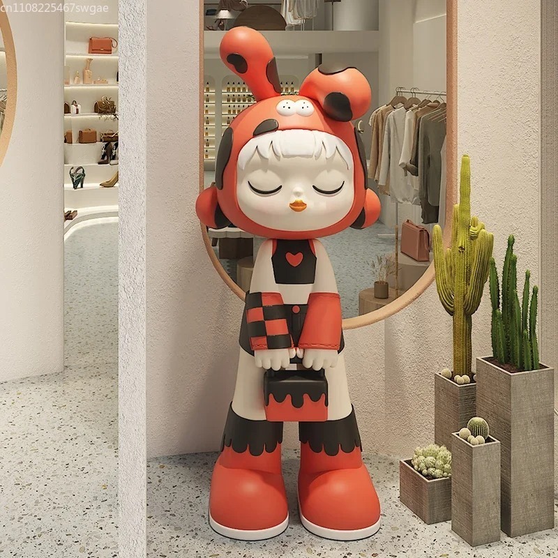 Art Cartoon Girl Statue Indoor - đánh giá và giá Crafting Resin