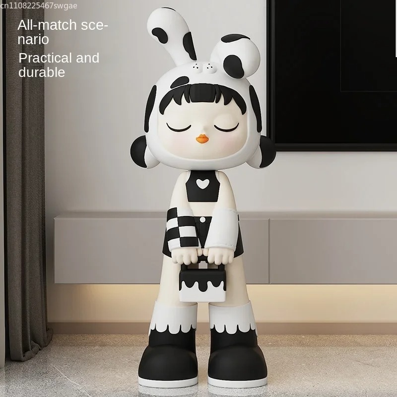 Art Cartoon Girl Statue Indoor - đánh giá và giá Crafting Resin