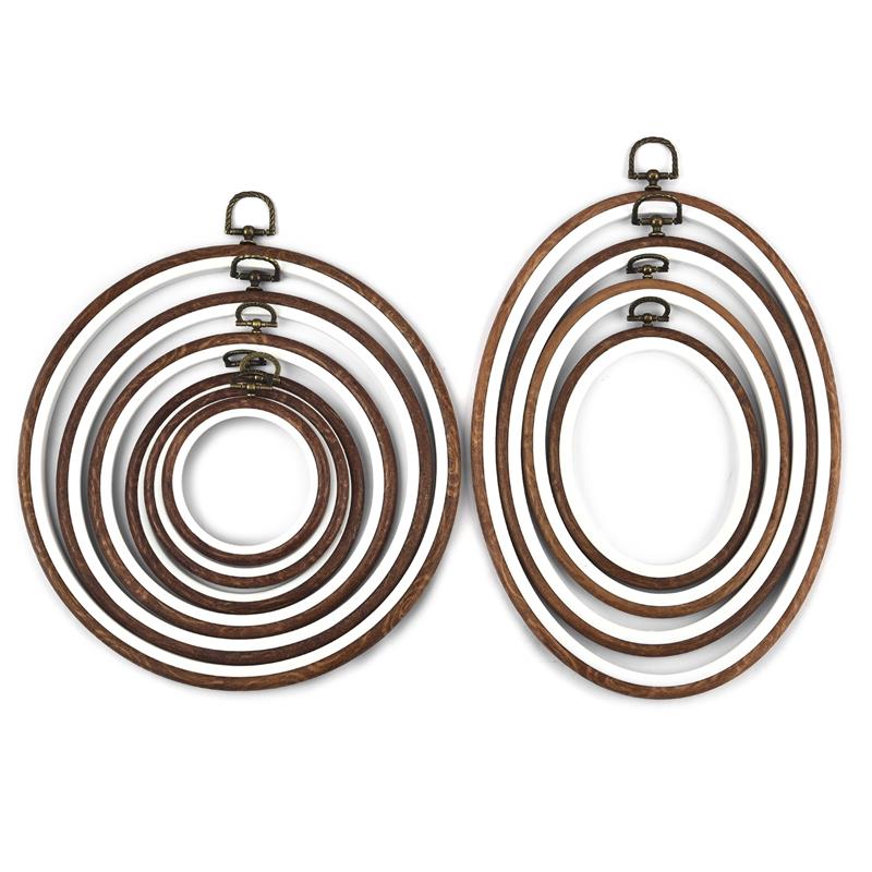 Vòng Gỗ Hình Oval Màu Thêu Tre - đánh giá và giá Wood Ring Blank