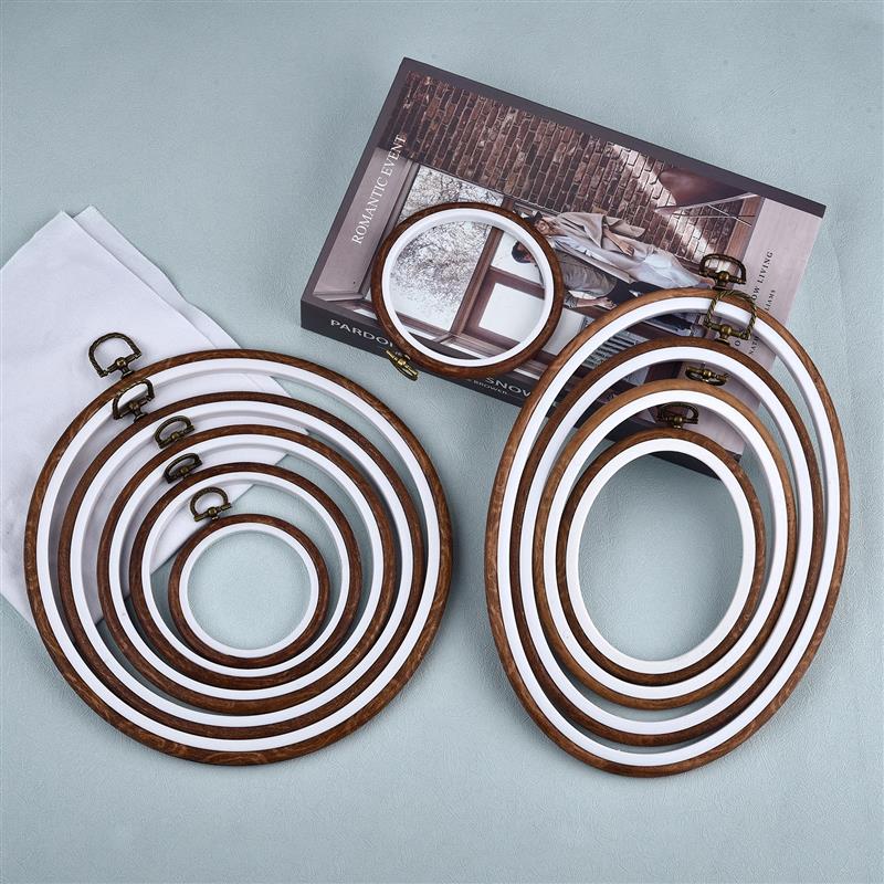 Vòng Gỗ Hình Oval Màu Thêu Tre - đánh giá và giá Wood Ring Blank
