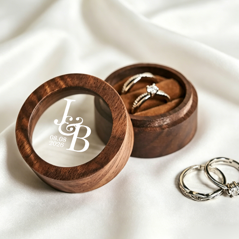 Personalized Wedding Ring Box  - đánh giá và giá Wood Ring Blank