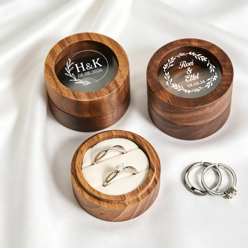 Personalized Wedding Ring Box  - đánh giá và giá Wood Ring Blank