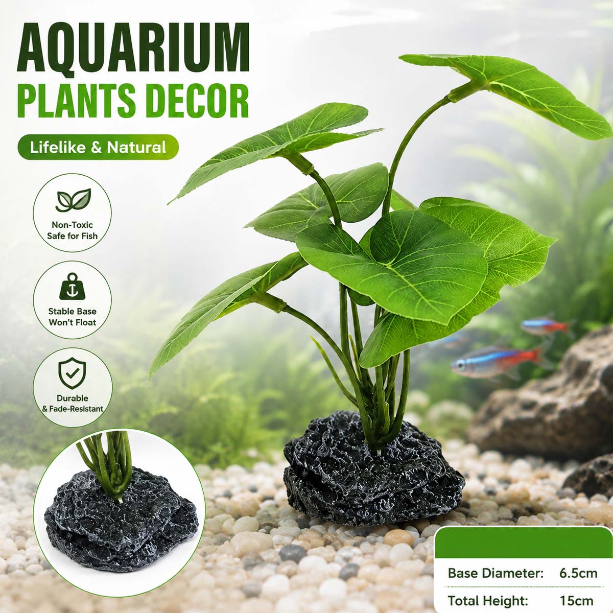 1pc Aquarium Simulation Plant  - đánh giá và giá Terrarium Moss Art