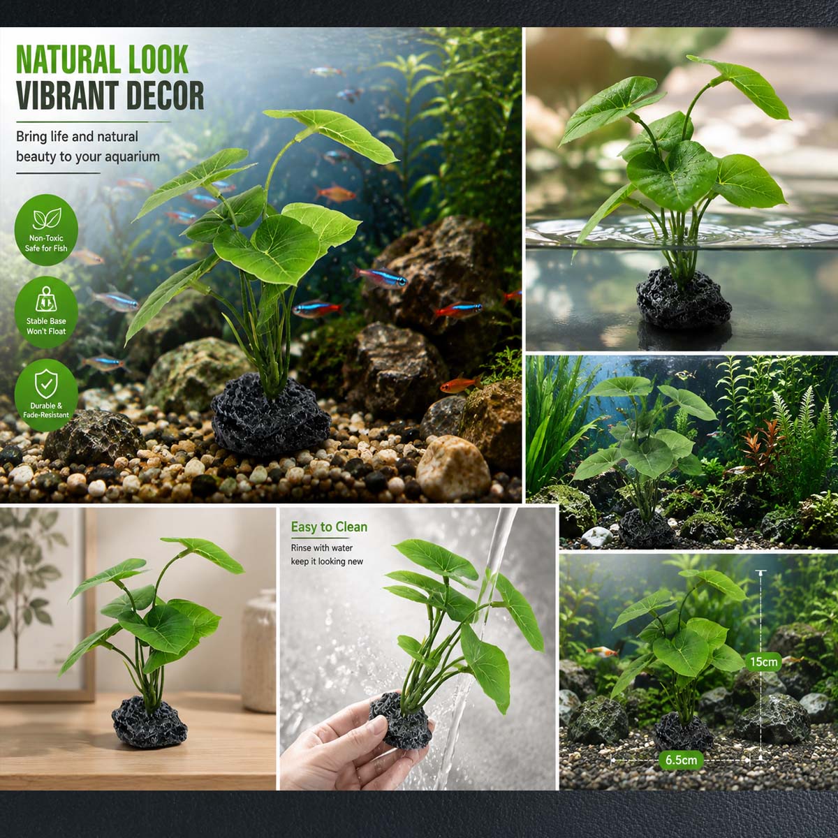 1pc Aquarium Simulation Plant  - đánh giá và giá Terrarium Moss Art