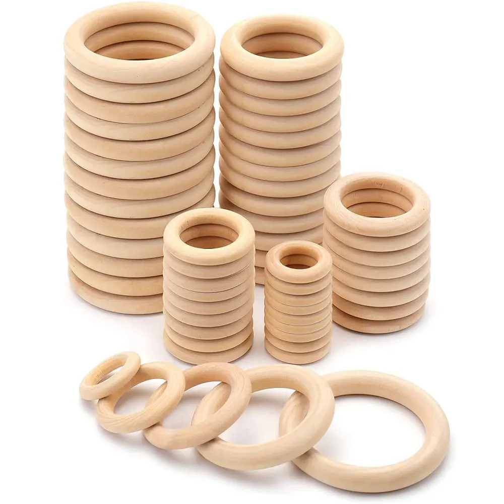 Unfinished Solid Wooden Rings  - đánh giá và giá Wood Ring Blank