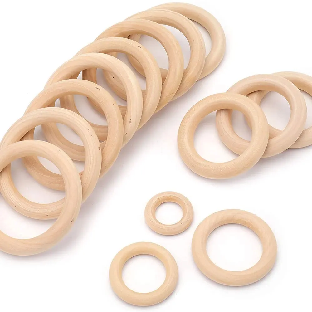 Unfinished Solid Wooden Rings  - đánh giá và giá Wood Ring Blank