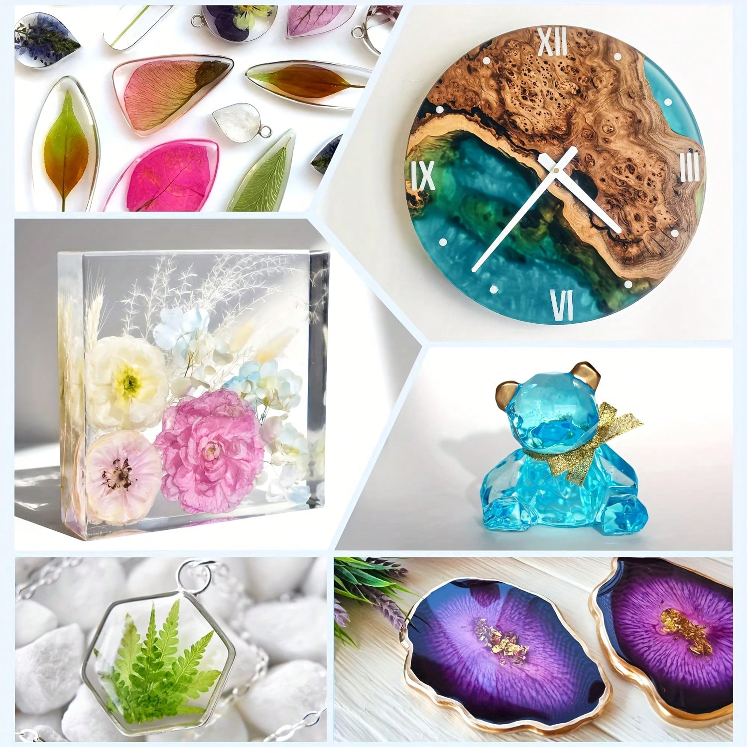 125ml/250ml Crystal Clear Cast - đánh giá và giá Resin Jewelry Kit