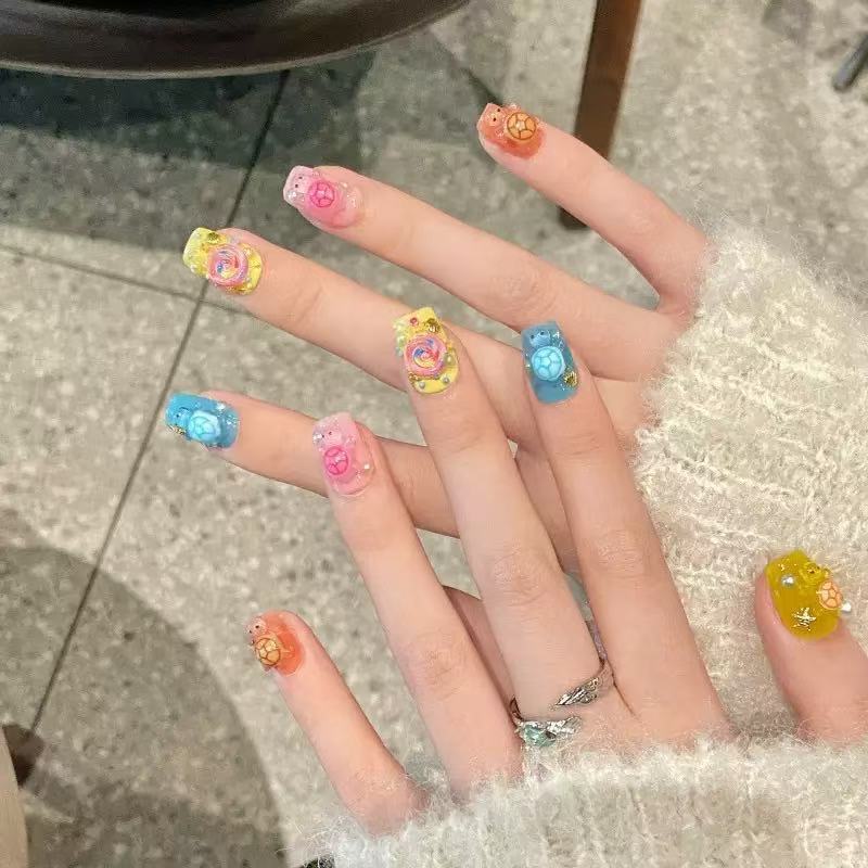 100 Mini Colorful Turtle Resin - đánh giá và giá Resin Craft Material