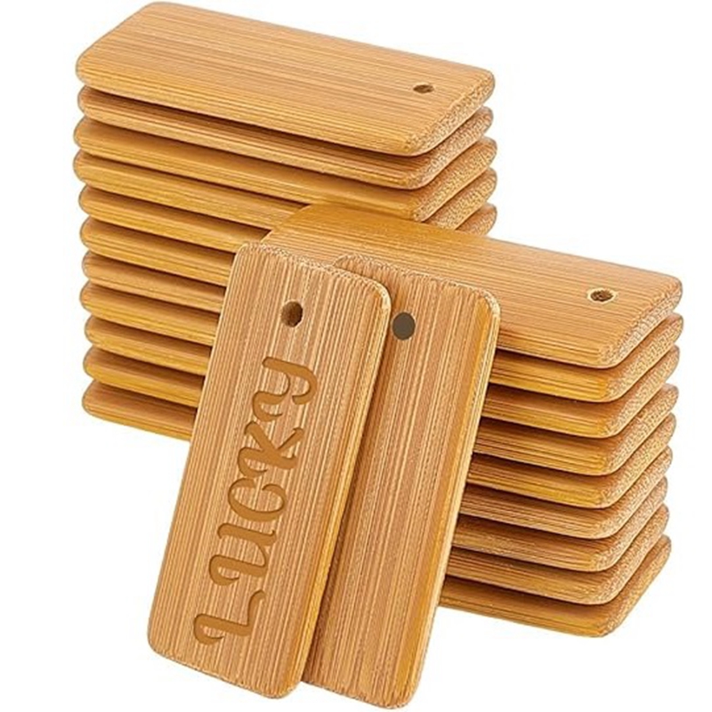 50pcs Wooden Tags Key Ring Bla - đánh giá và giá Wood Ring Blank