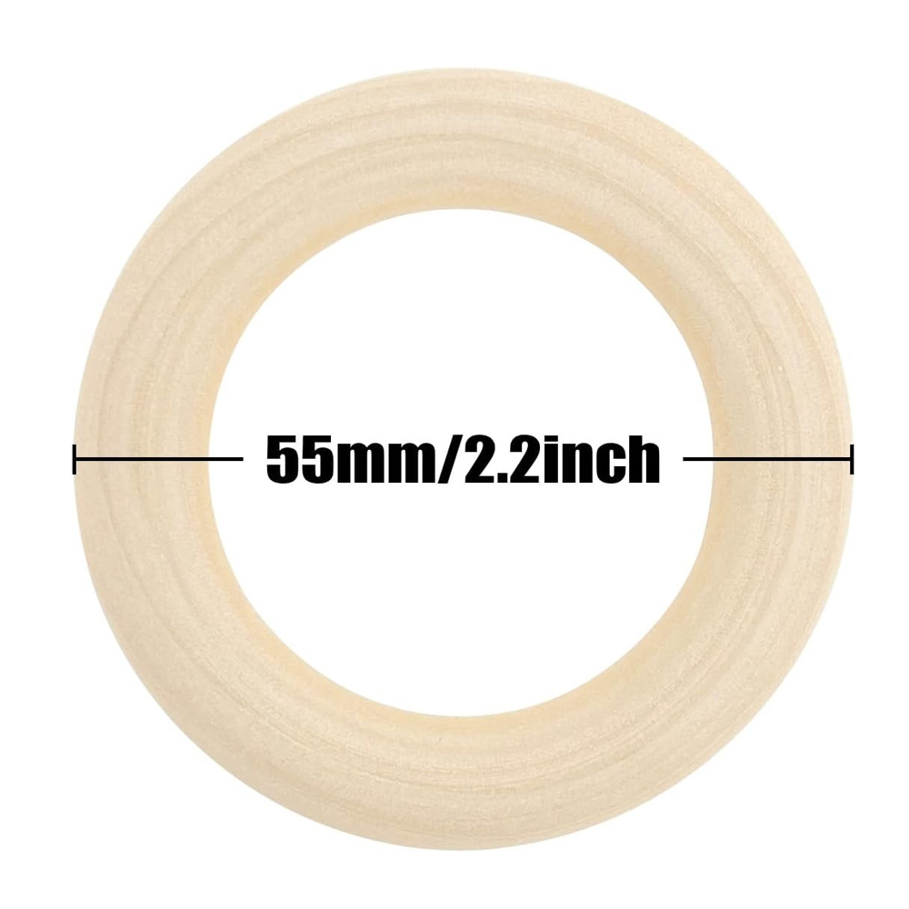 20PCS Wooden Rings for Craft 5 - đánh giá và giá Wood Ring Blank