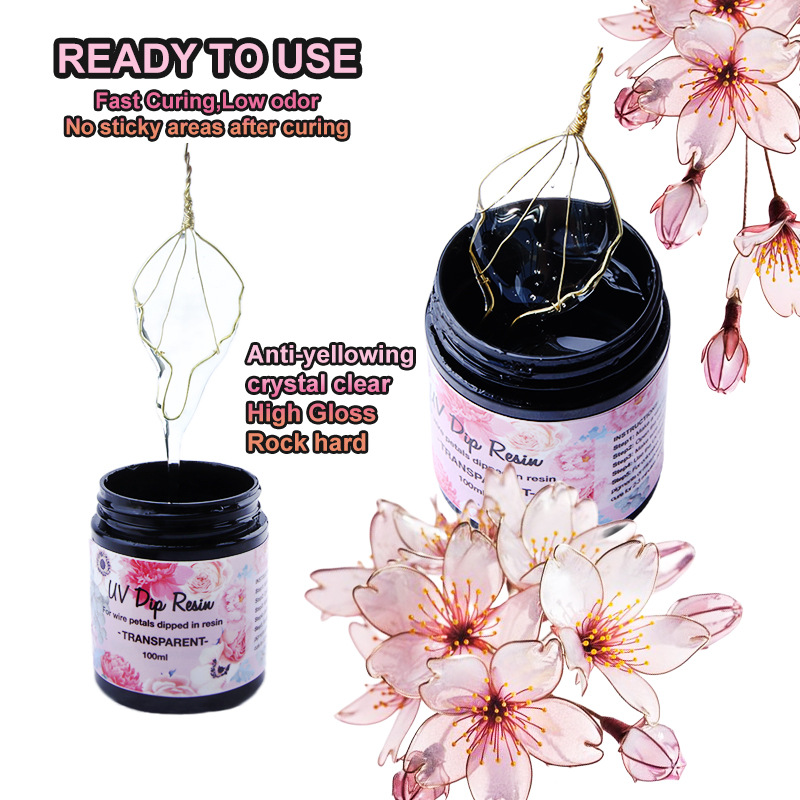 UV DIP Resin Glue UV Flower-Ma - đánh giá và giá Flower Preservation Resin