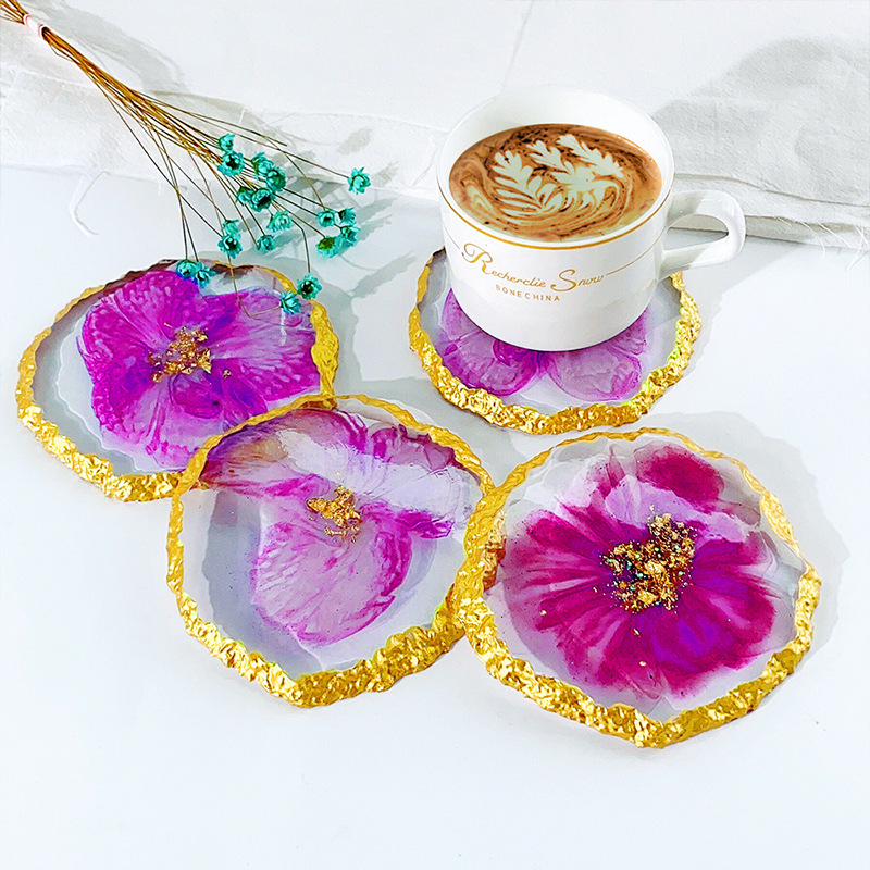 DM413 Drusy Coaster Resin Mold - đánh giá và giá Serving Tray Mold