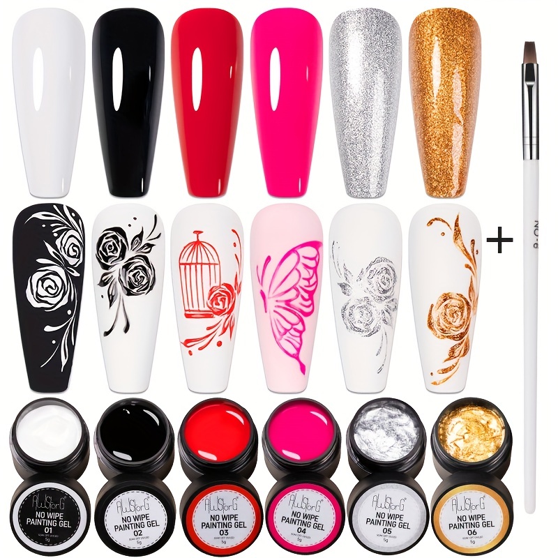 AWStorG 7Pcs/Set Not Flowing 4 - đánh giá và giá Resin Glitter Pack