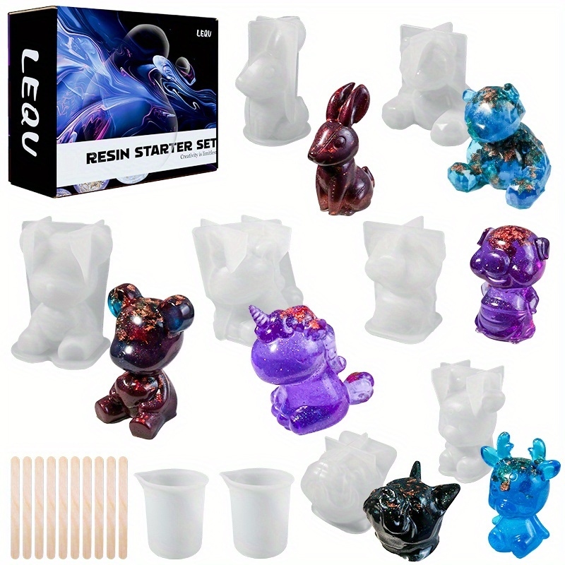 19pcs Resin-Made Mold Set, Sui - đánh giá và giá Resin Jewelry Kit