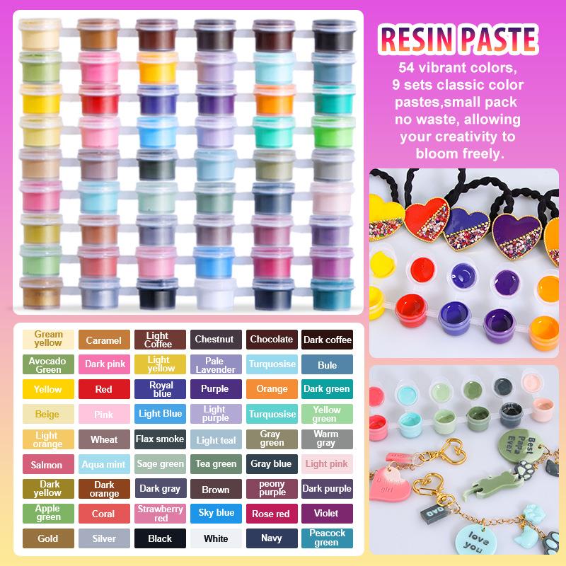 6colors/Set Paste Pigment UV R - đánh giá và giá Resin Pigment Set