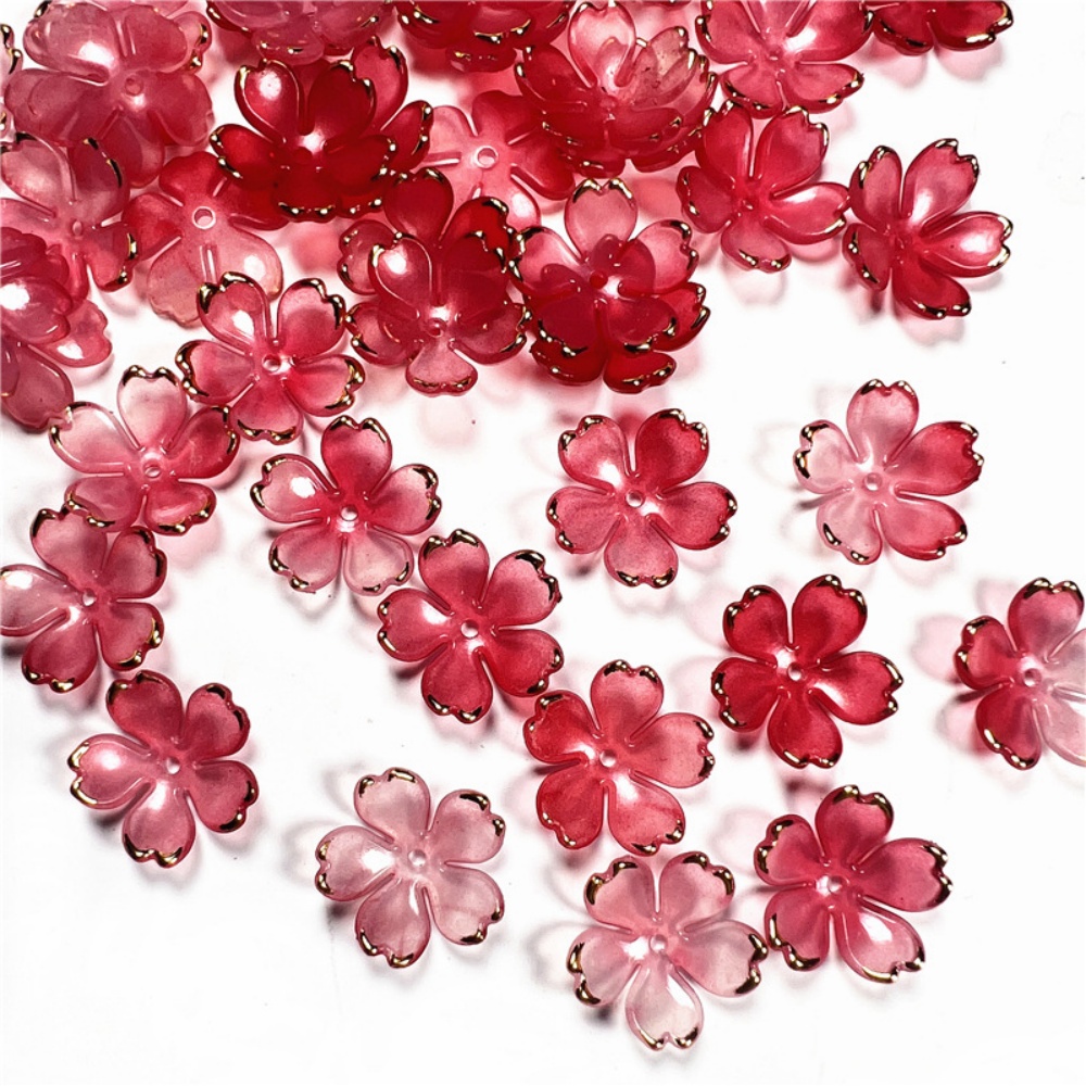 50pcs/lot 19mm Acrylic Cherry  - đánh giá và giá Flower Preservation Resin