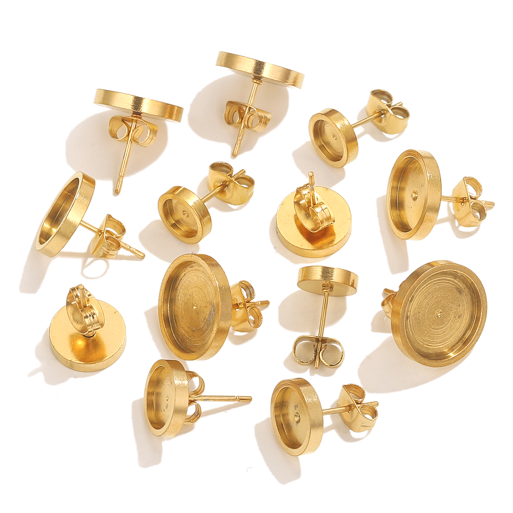 10pcs Stainless Steel Gold Ear - đánh giá và giá Resin Jewelry Kit
