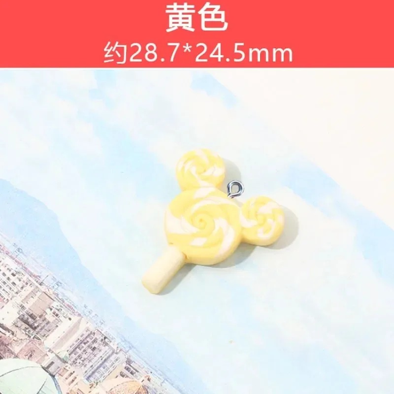 10Pcs Kawaii Mouse Lollipop Re - đánh giá và giá Resin Crafts Diy