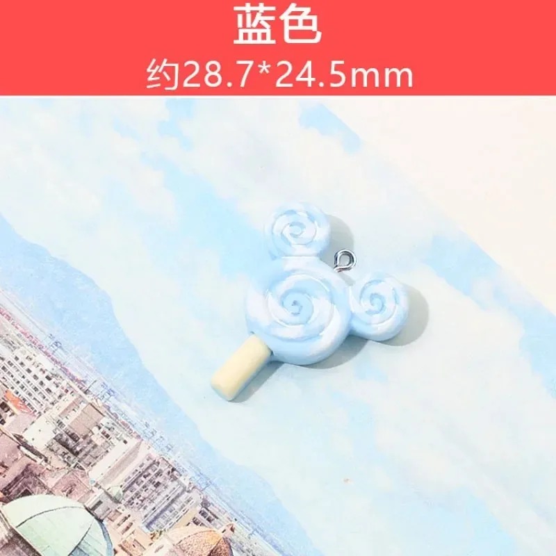 10Pcs Kawaii Mouse Lollipop Re - đánh giá và giá Resin Crafts Diy